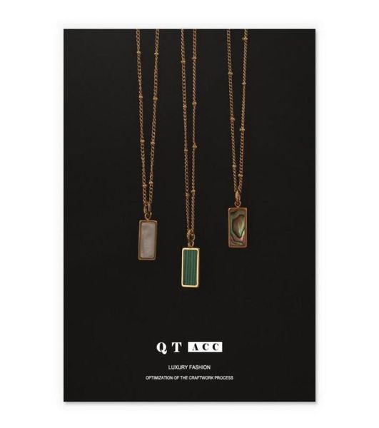 pendant necklaces shell malachite pendants stainless steel plated gold for women designer trendy party jewellery accessories 2021 4920813, Silver
pendant necklaces shell malachite pendants stainless steel plated gold for women designer trendy party jewellery accessories 2021 4920813, Silver