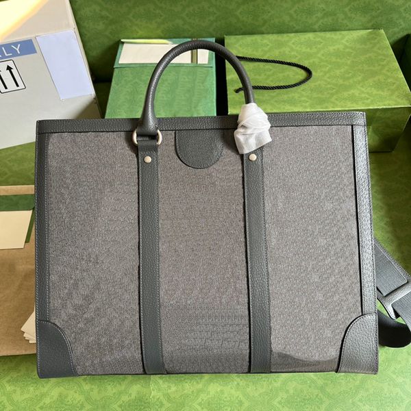

men women large tote bag letter printing designer shoulder bags luxury gentle business handbags big space genuine leather marmonts canvas