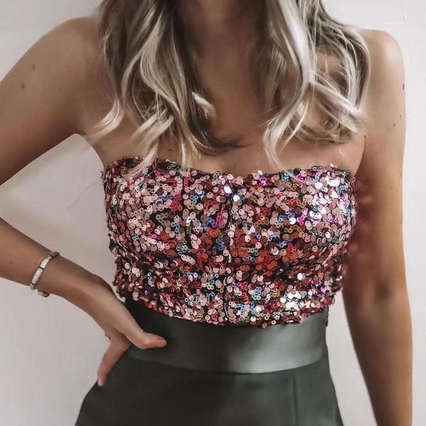 tanks women fashion shiny sequin crop tank vintage sweetheart neck back elastic female camis mujer, Black;white
tanks women fashion shiny sequin crop tank vintage sweetheart neck back elastic female camis mujer, Black;white