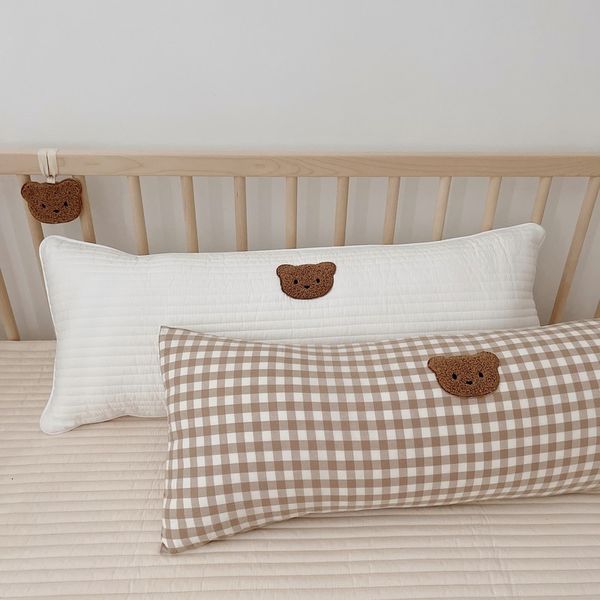 pillows baby pillow columnar infant toddler sleep positioner anti roll protection of born 25x70cm plaid bear embroidery 230422
pillows baby pillow columnar infant toddler sleep positioner anti roll protection of born 25x70cm plaid bear embroidery 230422