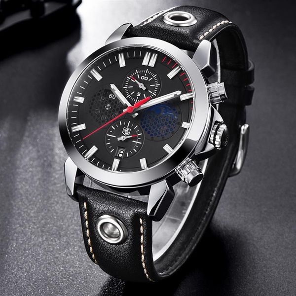 benyar fashion sports chronograph watches men moon phase leather skeleton quartz watch support drop white red2546, Slivery;brown
benyar fashion sports chronograph watches men moon phase leather skeleton quartz watch support drop white red2546, Slivery;brown
