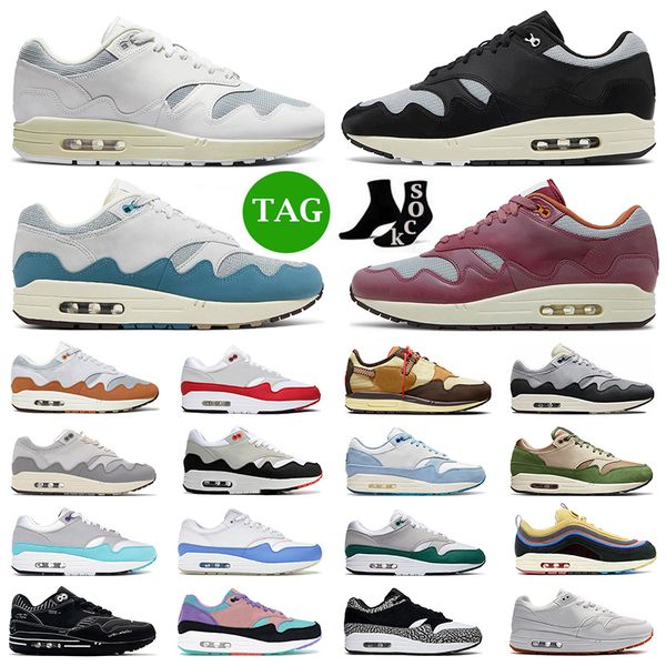 og patta waves 1 running shoes men women 1s white black noise aqua maroon patch university red blue treeline grey white mens trainers sport
og patta waves 1 running shoes men women 1s white black noise aqua maroon patch university red blue treeline grey white mens trainers sport