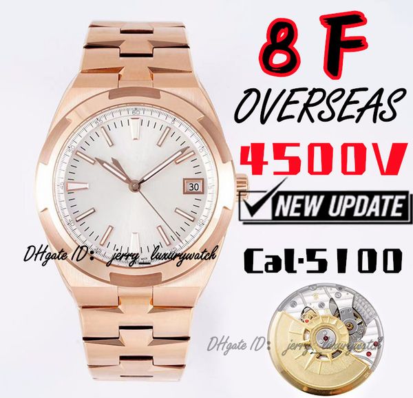 8f luxury men's watch 4500v overseas, 41mm * 11mm. cal.5100 movement, super luminous coating, frequency 28,800 times/hour,formal sports, Slivery;brown
8f luxury men's watch 4500v overseas, 41mm * 11mm. cal.5100 movement, super luminous coating, frequency 28,800 times/hour,formal sports, Slivery;brown