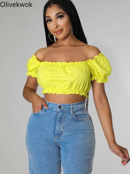 tanks olivekwok slash neck summer women tank ruched fashion solid streetwear female crop short sleeve white 2022, Black;white
tanks olivekwok slash neck summer women tank ruched fashion solid streetwear female crop short sleeve white 2022, Black;white