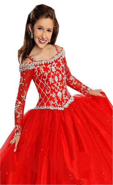 charming long sleeves girls pageant dresses princess red off the shoulder crystal sparkly new flower girls dresses toddlers 7274470, White;red
charming long sleeves girls pageant dresses princess red off the shoulder crystal sparkly new flower girls dresses toddlers 7274470, White;red