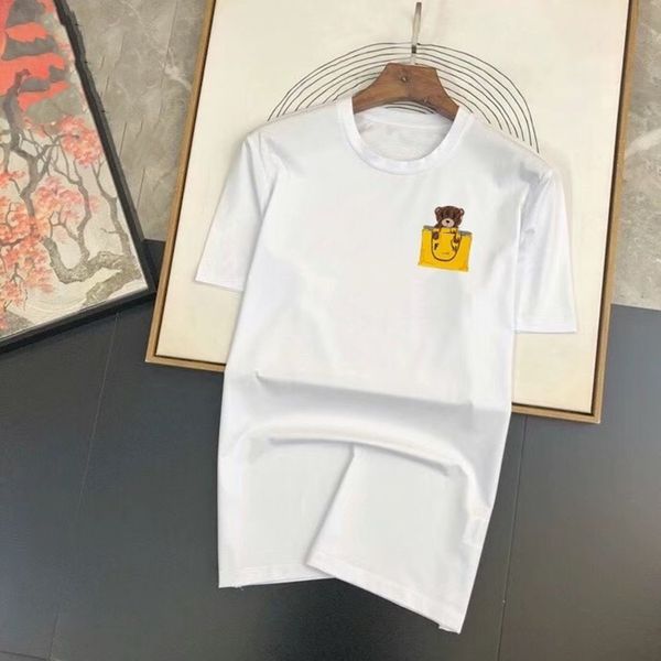 official tees mens t shirt casual men's and women's t-shirts summer elling high-end t-shirts pocket cartoon print 5 color asian s-, Black;brown
official tees mens t shirt casual men's and women's t-shirts summer elling high-end t-shirts pocket cartoon print 5 color asian s-, Black;brown