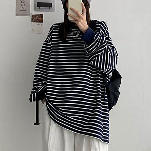 t-shirt size 6xl 150kg autumn stripped women t shirt long sleeve o neck blue white female tee shirts casual loose big tees
t-shirt size 6xl 150kg autumn stripped women t shirt long sleeve o neck blue white female tee shirts casual loose big tees