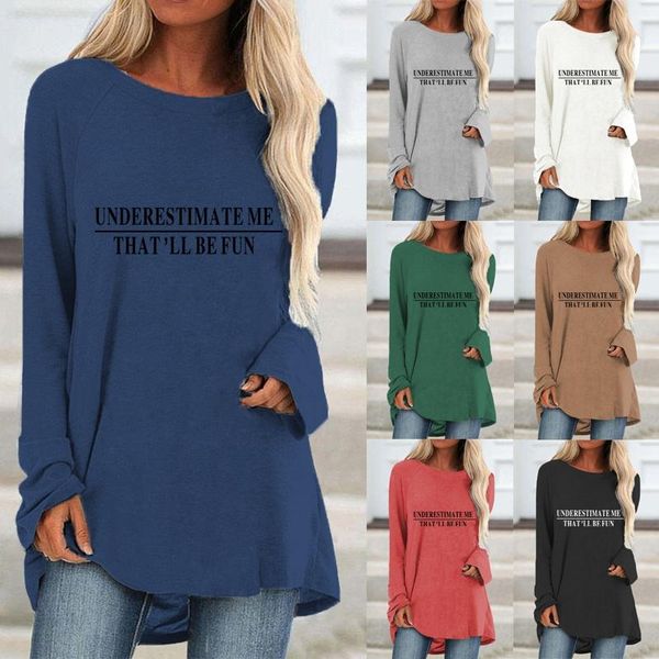 t-shirt women's fashion letter print long sleeve tshirt casual round neck loose pullover sweatshirt plus size shirts, White
t-shirt women's fashion letter print long sleeve tshirt casual round neck loose pullover sweatshirt plus size shirts, White