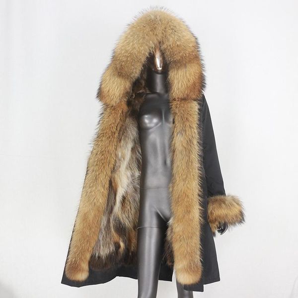 fur 2022 new xlong waterproof parka real fur coat winter jacket women natural raccoon fur hood fox fur detachable streetwear, Black
fur 2022 new xlong waterproof parka real fur coat winter jacket women natural raccoon fur hood fox fur detachable streetwear, Black