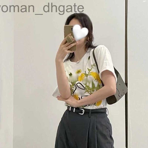 women's t-shirt designer 2023 summer new dandelion embroidery print contrast short sleeve fashion brand t-shirt 4nek, White
women's t-shirt designer 2023 summer new dandelion embroidery print contrast short sleeve fashion brand t-shirt 4nek, White