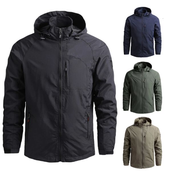 men's jackets autumn men outdoor windproof jackets hooded windbreaker coat camping fishing tactical military male breathable casual jac, Black;brown
men's jackets autumn men outdoor windproof jackets hooded windbreaker coat camping fishing tactical military male breathable casual jac, Black;brown