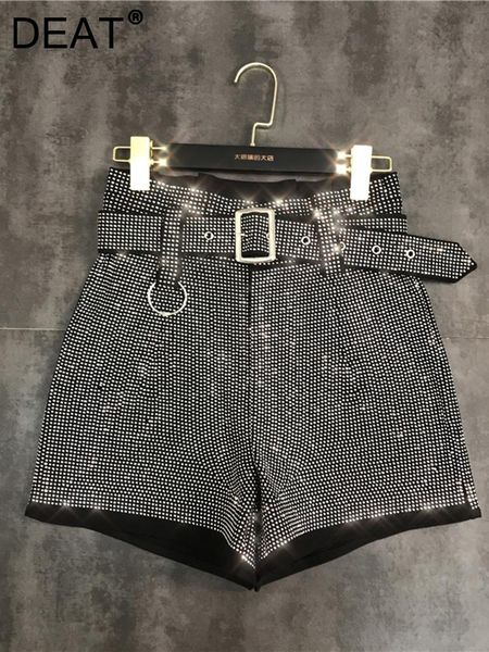 shorts deat women black rhinestone belt shorts new arrivals high waist fashion temperament autumn 2022 11d7223, White;black
shorts deat women black rhinestone belt shorts new arrivals high waist fashion temperament autumn 2022 11d7223, White;black