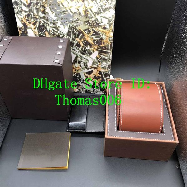 quality brown color leathe boxes gift box 1884 watch box brochures cards black wooden box for watch includes certificate new 279r, Black;blue
quality brown color leathe boxes gift box 1884 watch box brochures cards black wooden box for watch includes certificate new 279r, Black;blue