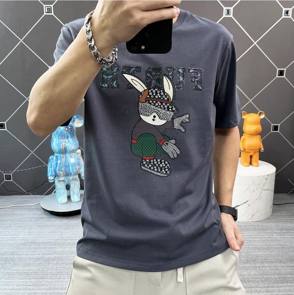 men's t-shirts mens designer men's short sleeved t-shirt, european and american trendy brand, european goods, men's bunny hal, White;black
men's t-shirts mens designer men's short sleeved t-shirt, european and american trendy brand, european goods, men's bunny hal, White;black