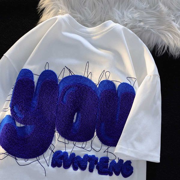 summer 2023 custom mens chenille embroidered t shirts colorful towel embroidery letters cotton t-shirt clothes, White;black
summer 2023 custom mens chenille embroidered t shirts colorful towel embroidery letters cotton t-shirt clothes, White;black