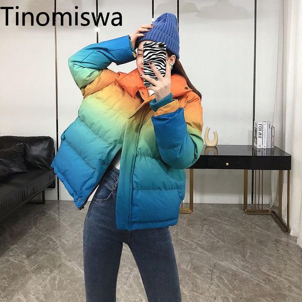 leather tinomiswa korean winter clothes women contrast color stand collar casual coats zip up long sleeve streetwear loose parka new, Black
leather tinomiswa korean winter clothes women contrast color stand collar casual coats zip up long sleeve streetwear loose parka new, Black