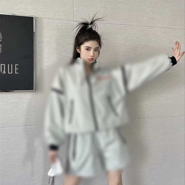32% off family nylon series red label hidden hooded jacket paired with small pants shorts casual set, White
32% off family nylon series red label hidden hooded jacket paired with small pants shorts casual set, White