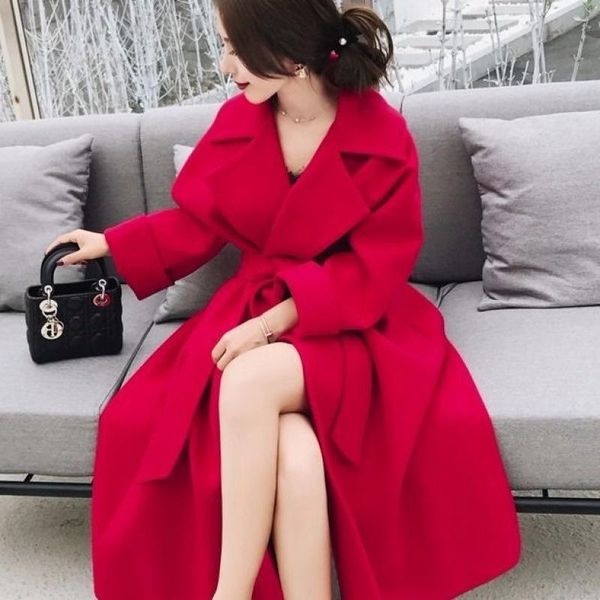fur 2022 autumn and winter new korean version loose fashion lace waist thickening and cotton medium and long woolen coat women, Black
fur 2022 autumn and winter new korean version loose fashion lace waist thickening and cotton medium and long woolen coat women, Black