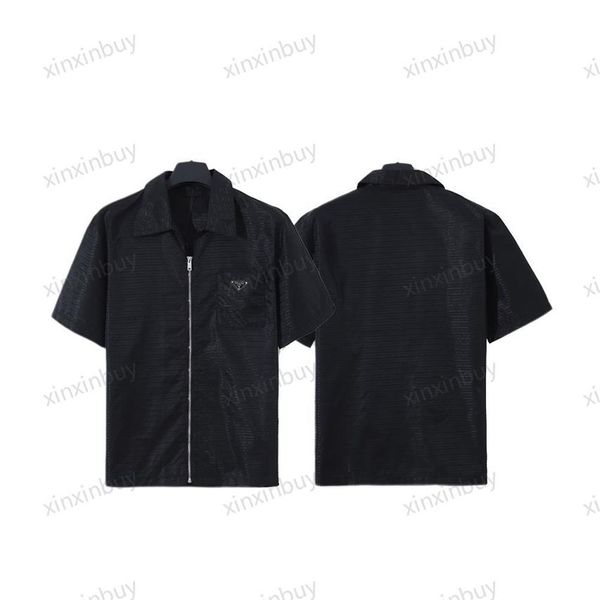 xinxinbuy men designer tee t shirt 23ss nylon metal triangle label short sleeve cotton women black blue white khaki xs-2xl277y, Black;brown
xinxinbuy men designer tee t shirt 23ss nylon metal triangle label short sleeve cotton women black blue white khaki xs-2xl277y, Black;brown