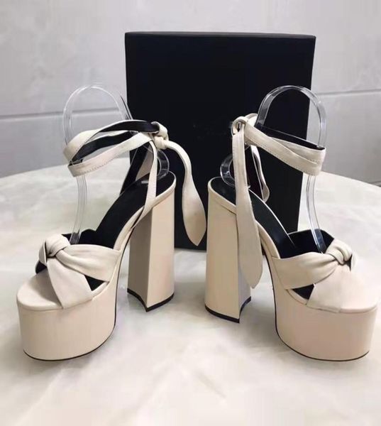 new season paris shoes tie strap 130mm platform sandals knot chunky high heel2146827, Black
new season paris shoes tie strap 130mm platform sandals knot chunky high heel2146827, Black