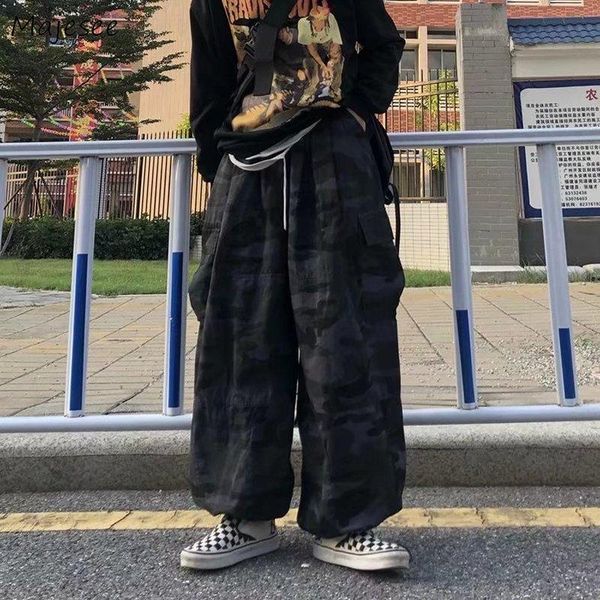 pants camouflage casual pants men loose wide leg high street males hiphop chic vintage trousers pockets handsome ins teens pantalones, Black
pants camouflage casual pants men loose wide leg high street males hiphop chic vintage trousers pockets handsome ins teens pantalones, Black
