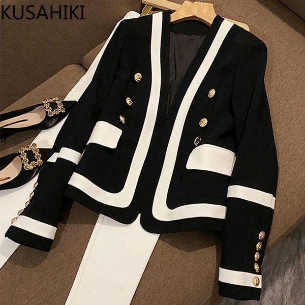 pants kusahiki black white hit color blazers women autumn new double breasted suit jacket 2022 fashion elegant long sleeve blazer coat
pants kusahiki black white hit color blazers women autumn new double breasted suit jacket 2022 fashion elegant long sleeve blazer coat