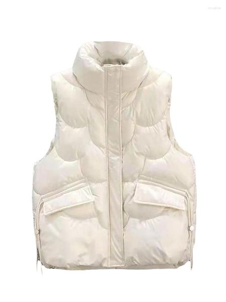 women's vests womens winter zip up puffer vest stand collar sleeveless padded jacket coat with pockets, Black;white
women's vests womens winter zip up puffer vest stand collar sleeveless padded jacket coat with pockets, Black;white