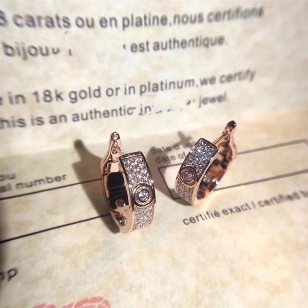luxury classic hoop earrings sterling silver love round screw full crystal circle loop earrings for women jewelry with box par246b, Golden;silver
luxury classic hoop earrings sterling silver love round screw full crystal circle loop earrings for women jewelry with box par246b, Golden;silver
