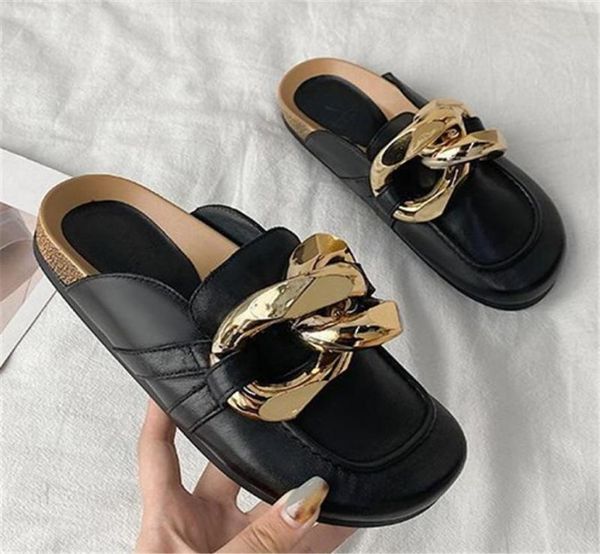 slippers 2021 summer women cork women039s big gold chain platform mules sandals and whole flat flip flops7668314, Black
slippers 2021 summer women cork women039s big gold chain platform mules sandals and whole flat flip flops7668314, Black