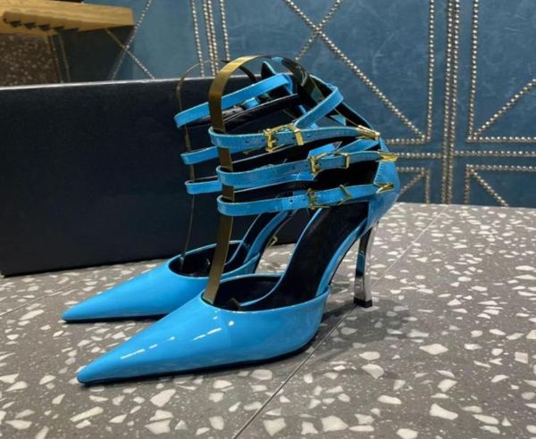pointed women039s sandals fashion leather strap metal buckle high heel shoes 10cm luxury fashion show party wedding shoe size 34338797, Black
pointed women039s sandals fashion leather strap metal buckle high heel shoes 10cm luxury fashion show party wedding shoe size 34338797, Black