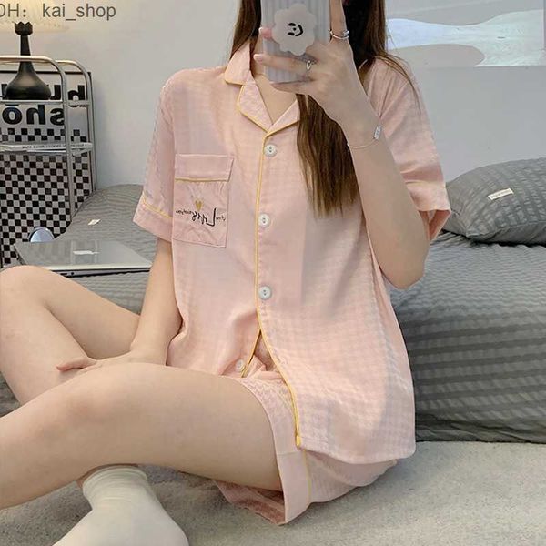 women's sleep & lounge 2023 new ice silk pajamas summer short sleeve shorts korean edition student cute home fur set 41
women's sleep & lounge 2023 new ice silk pajamas summer short sleeve shorts korean edition student cute home fur set 41