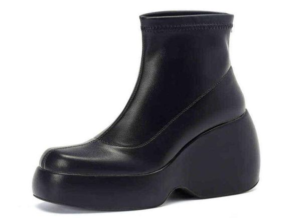 stretch punk style chunky platform ankle boot for women autumn winter shoes ladies high heels short boots bottine female black j225928366
stretch punk style chunky platform ankle boot for women autumn winter shoes ladies high heels short boots bottine female black j225928366