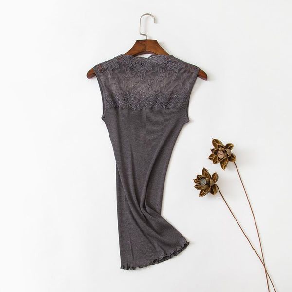tanks 100% silk knitted women lace tank slashneck sleeveless vest slim stretchy camisole, Black;white
tanks 100% silk knitted women lace tank slashneck sleeveless vest slim stretchy camisole, Black;white