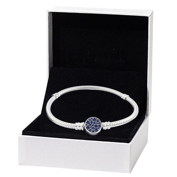 womens classic 925 sterling silver bracelets fit pandora beads charms blue buckle snake bone chain bracelet luxury des2694, Golden;silver
womens classic 925 sterling silver bracelets fit pandora beads charms blue buckle snake bone chain bracelet luxury des2694, Golden;silver
