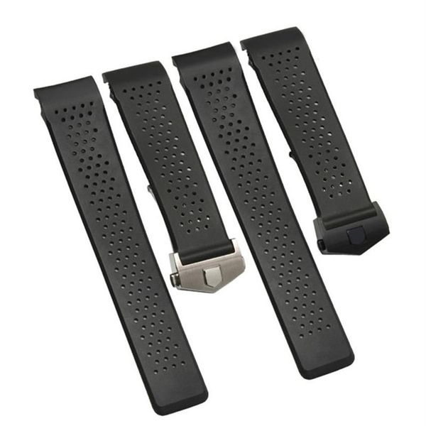 watch bands 22mm 24mm black ventilation band for tag carrera silicone rubber waterproof strap bracelet belt254f, Black;brown
watch bands 22mm 24mm black ventilation band for tag carrera silicone rubber waterproof strap bracelet belt254f, Black;brown