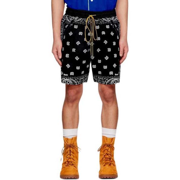 men's shorts designer clothing 2023 summer new rhude high street waist flower fruit letter printing drawstring casual sports men couple, White;black
men's shorts designer clothing 2023 summer new rhude high street waist flower fruit letter printing drawstring casual sports men couple, White;black