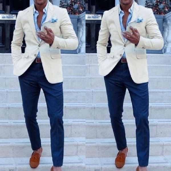 blazers custom made men suits for wedding groom tuxedos classic outfit man blazers 2 pieces groomsmen wear (ivory jacket+bluepant), White;black
blazers custom made men suits for wedding groom tuxedos classic outfit man blazers 2 pieces groomsmen wear (ivory jacket+bluepant), White;black
