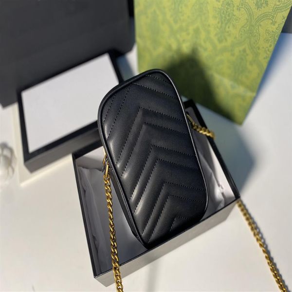 genuine leather women marmont messenger bags wave pattern purse gold chain shoulder bags cross body ladies fashion mi276v, Red;black
genuine leather women marmont messenger bags wave pattern purse gold chain shoulder bags cross body ladies fashion mi276v, Red;black