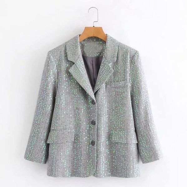 pants 2021 spring autumn korean blazer women new loose suit sequined single breasted blazer coats women fashion streetwear outwear, White
pants 2021 spring autumn korean blazer women new loose suit sequined single breasted blazer coats women fashion streetwear outwear, White