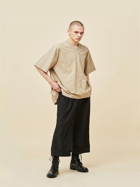 pants men's new dark european and american style yamamoto yoji men's leisure and loose nine wide leg pants, Black
pants men's new dark european and american style yamamoto yoji men's leisure and loose nine wide leg pants, Black