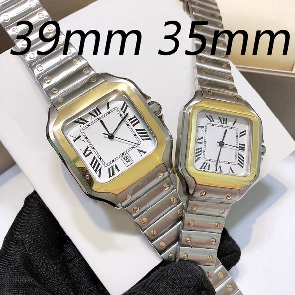 square tank mens watch 39mm gold rubber and stainless steel mechanical watches case bracelet fashion date watch male lady 35mm watch montre, Slivery;brown
square tank mens watch 39mm gold rubber and stainless steel mechanical watches case bracelet fashion date watch male lady 35mm watch montre, Slivery;brown