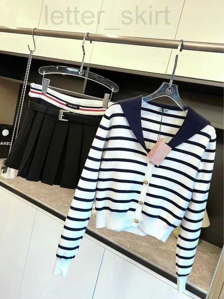 women's knits & tees designer navy collar striped sweater cardigan short fit knitted wool reduced age academy style coat 8dui, White
women's knits & tees designer navy collar striped sweater cardigan short fit knitted wool reduced age academy style coat 8dui, White