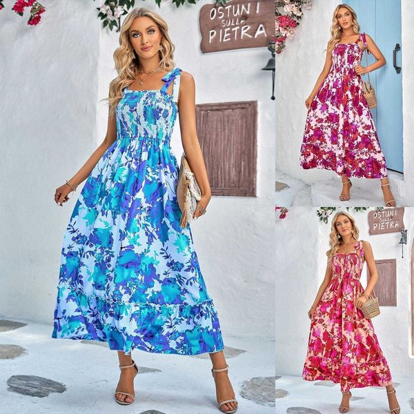 spring and summer casual dresses womens printed waist controlled sleeveless, Black;gray
spring and summer casual dresses womens printed waist controlled sleeveless, Black;gray