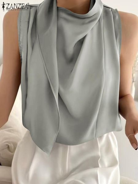 tanks women elegant solid tank 2022 summer sleeveless zanzea fashion party chemise casual office tees oversized white crop tunic, Black;white
tanks women elegant solid tank 2022 summer sleeveless zanzea fashion party chemise casual office tees oversized white crop tunic, Black;white