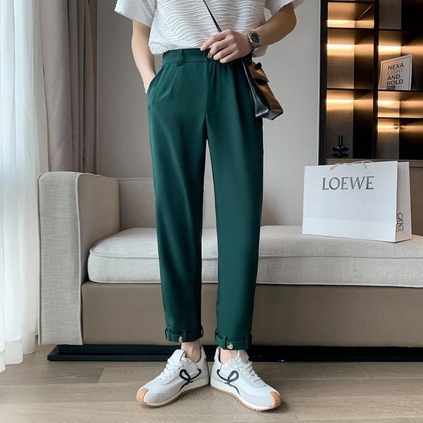 blazers green/white/black suit pants men fashion society mens dress pants korean loose straight pants mens office formal trousers m2xl
blazers green/white/black suit pants men fashion society mens dress pants korean loose straight pants mens office formal trousers m2xl