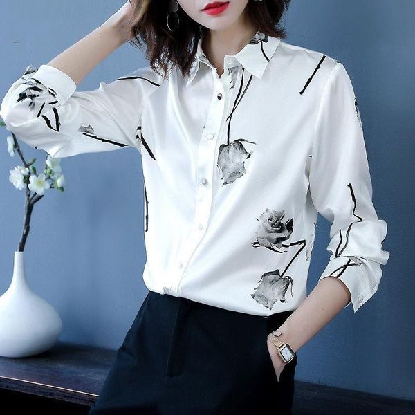 polos 5xl printed blusas shirt women's new fashionable turndown collar long sleeve chiffon shirt blouses, White
polos 5xl printed blusas shirt women's new fashionable turndown collar long sleeve chiffon shirt blouses, White