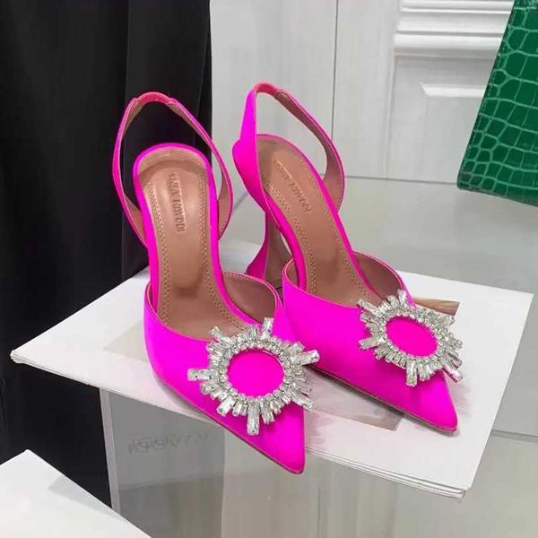dress shoes slingbacks pumps high heeled shoe sandals luxury designers satin sunflower crystal buckle embellished amina muaddi for womens, Black
dress shoes slingbacks pumps high heeled shoe sandals luxury designers satin sunflower crystal buckle embellished amina muaddi for womens, Black
