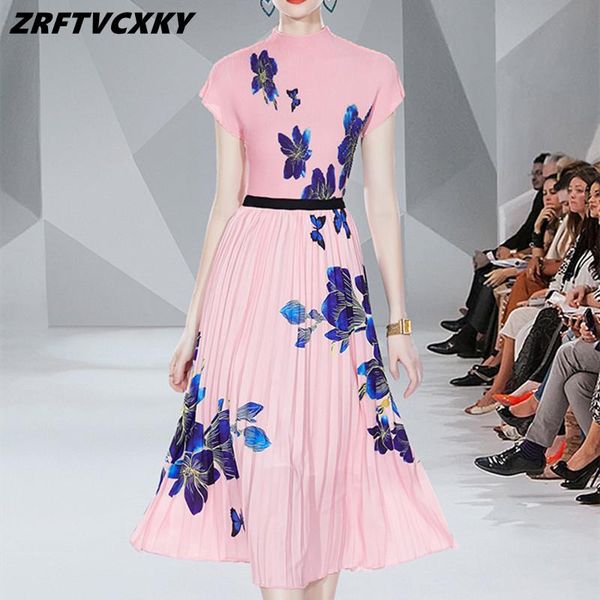 dress vintage elegant floral print stretched pullovers + aline pleated midi long skirts fashion runway 2 pcs sets casual outfits, White
dress vintage elegant floral print stretched pullovers + aline pleated midi long skirts fashion runway 2 pcs sets casual outfits, White