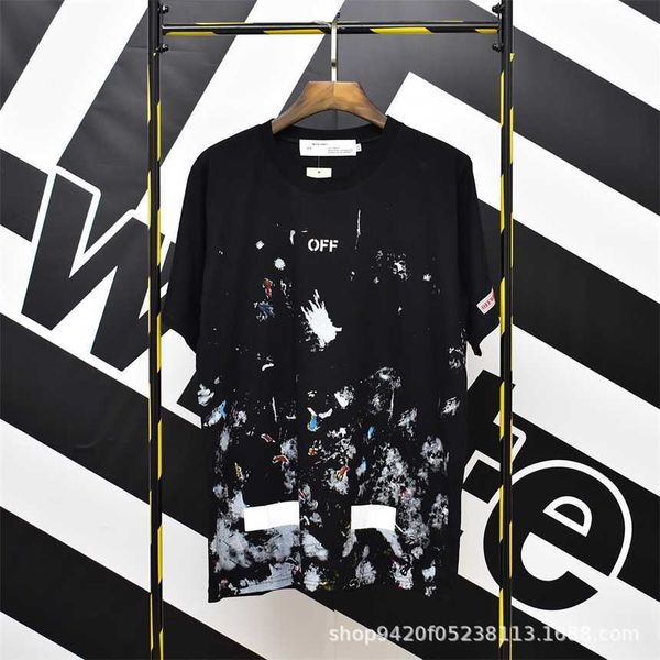 30% off fashion fireworks graffiti short-sleeved ow white men's and women's casual round neck t-shirt, White;black
30% off fashion fireworks graffiti short-sleeved ow white men's and women's casual round neck t-shirt, White;black