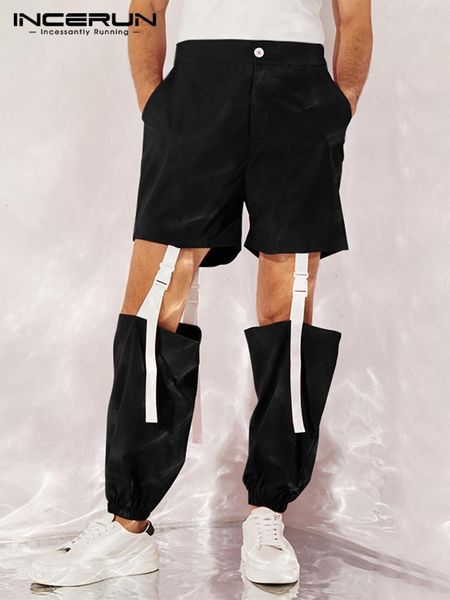 pants incerun 2023 fashion men casual pants joggers button patchwork pockets hollow out loose trousers men streetwear pantalones s5xl, Black
pants incerun 2023 fashion men casual pants joggers button patchwork pockets hollow out loose trousers men streetwear pantalones s5xl, Black
